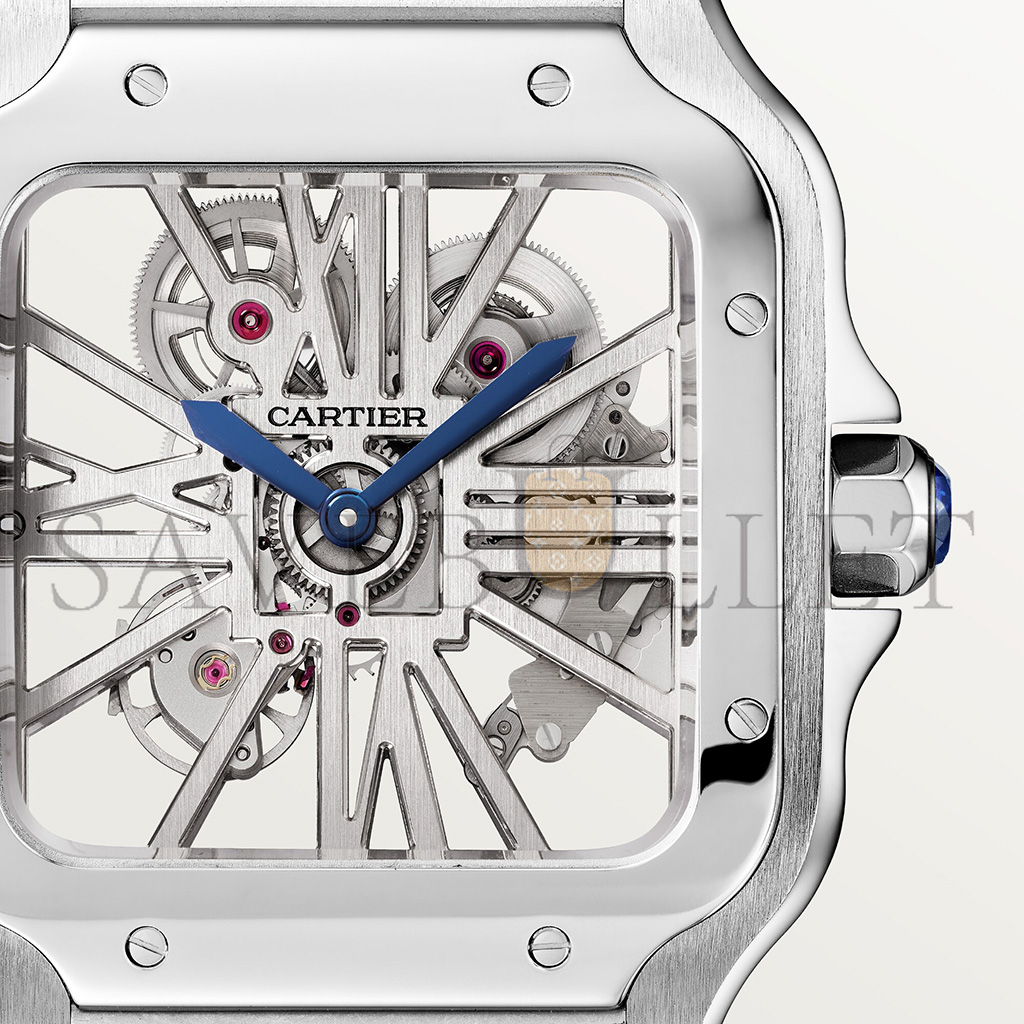 CARTIER SANTOS DE SKELETON 28MM WATCH WHSA0015